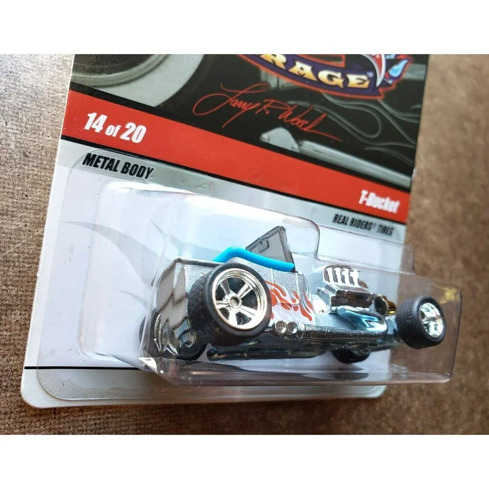 2009 Hot Wheel T-BUCKET Metalflake Silver LARRY'S GARAGE SERIES 14/20 1:64 RR5SP